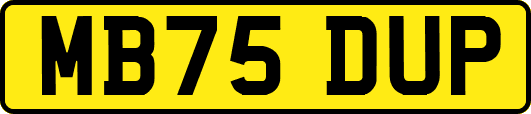 MB75DUP