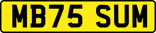 MB75SUM