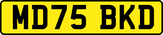 MD75BKD