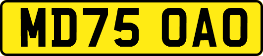 MD75OAO