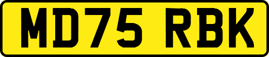 MD75RBK