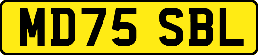 MD75SBL