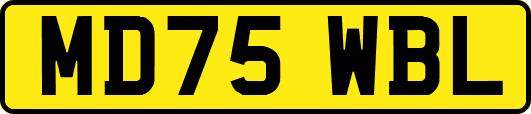 MD75WBL