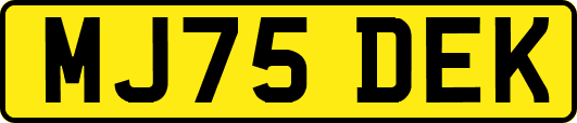 MJ75DEK