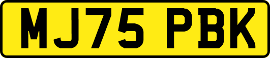MJ75PBK