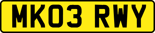 MK03RWY