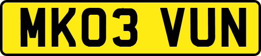MK03VUN