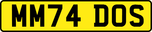 MM74DOS