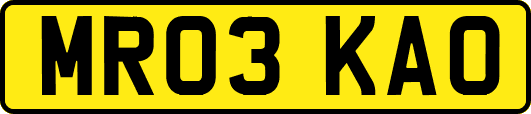 MR03KAO