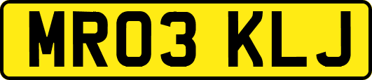 MR03KLJ