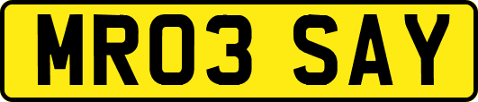 MR03SAY