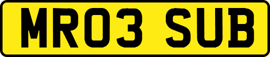 MR03SUB
