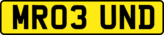 MR03UND