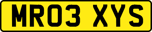MR03XYS