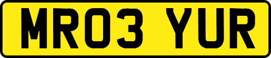 MR03YUR