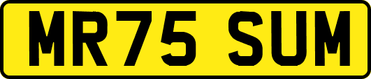 MR75SUM