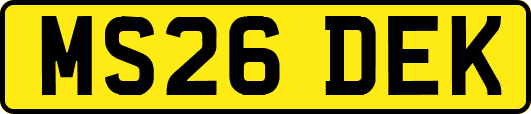 MS26DEK