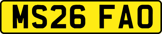 MS26FAO