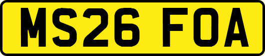 MS26FOA