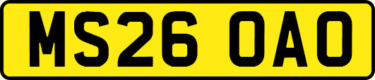 MS26OAO