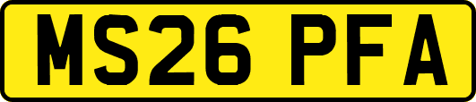 MS26PFA