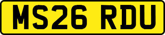 MS26RDU