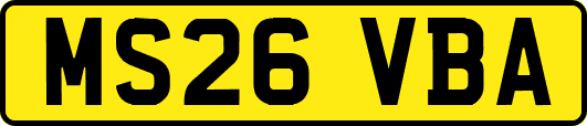 MS26VBA
