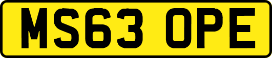MS63OPE