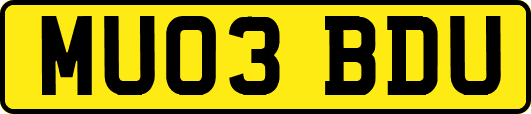 MU03BDU