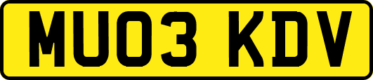 MU03KDV