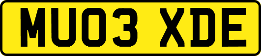 MU03XDE