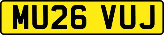 MU26VUJ