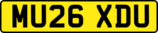 MU26XDU