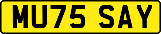 MU75SAY