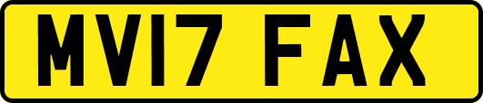 MV17FAX