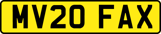 MV20FAX