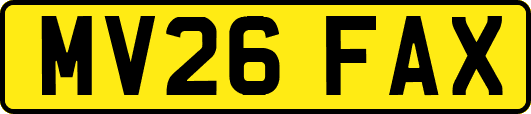 MV26FAX
