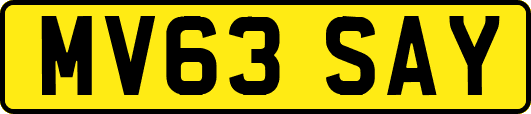 MV63SAY