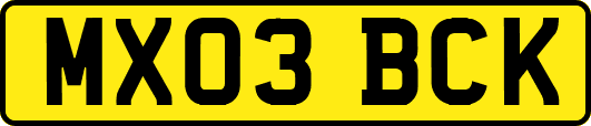 MX03BCK