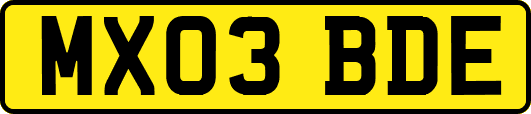 MX03BDE