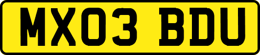 MX03BDU