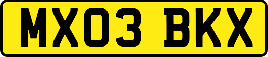 MX03BKX