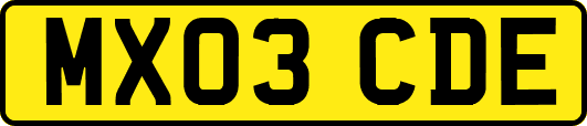 MX03CDE