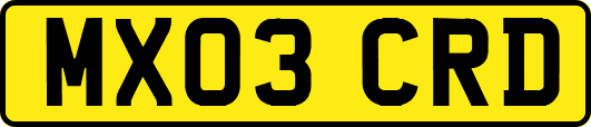 MX03CRD