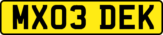 MX03DEK