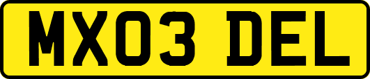 MX03DEL