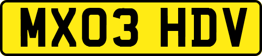 MX03HDV