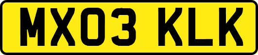 MX03KLK