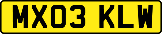 MX03KLW