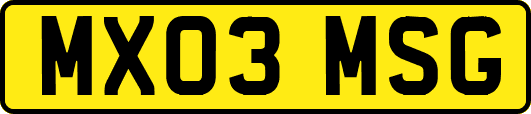 MX03MSG